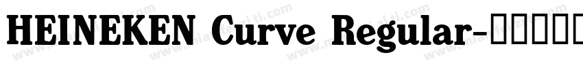 HEINEKEN Curve Regular字体转换